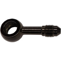 -3 AN Banjo Fitting — 12 mm (1/2"), AN-3 male, Black