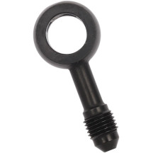 -3 AN Banjo Fitting — 12 mm (1/2"), AN-3 male, Black