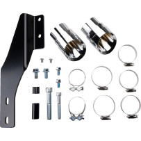 Speedster Slashdown Exhaust System — 2-into-2, full system, chrome