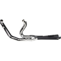 Road Rage 2:1 Exhaust System — 2-into-1, 4" muffler, Black