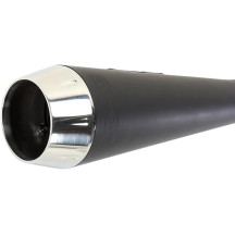 Road Rage 2:1 Exhaust System — 2-into-1, 4" muffler, Black