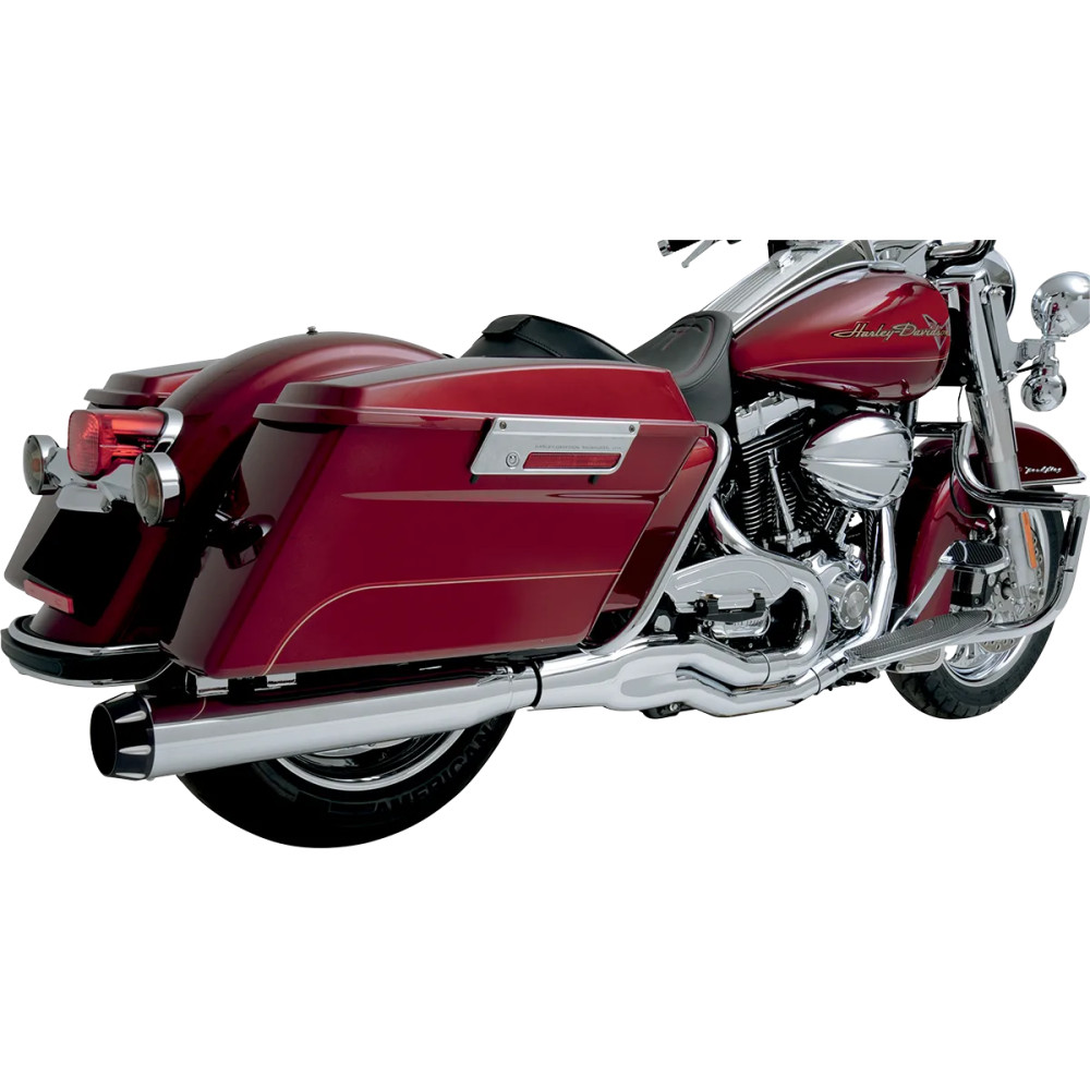 Road Rage II B1 Power 2:1 Touring Exhaust — 2-into-1 system, 4" muffler