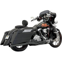 Road Rage II B1 Power 2:1 Touring Exhaust — 2-into-1 system, 4" muffler, Black