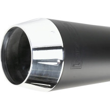 Road Rage 2:1 Exhaust System — 4" muffler, 2-Into-1 System, Black