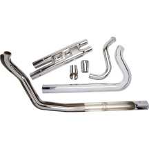 Speedster Slashdown Exhaust System — Chrome, 2-Into-2 System