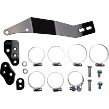 Speedster Swept Short Exhaust System — 2-Into-2 system, Black