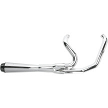 Road Rage 2:1 Exhaust System — 2-Into-1, 4" muffler, Chrome