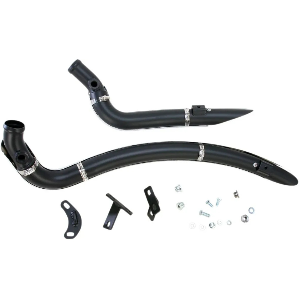 Radial Sweeper Exhaust — Black, 2-Into-2 system