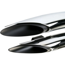 Radial Sweeper Exhaust — Black, 2-Into-2 system