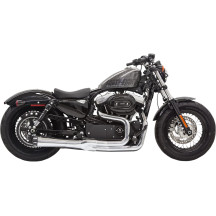 Road Rage II Mega Power 2:1 System — 4" muffler, black billet end cap