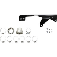Speedster Short RPT Exhaust System — 2-Into-2 system, Black, Aluminum end cap