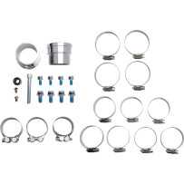 Bad Hombre Dual Exhaust System — 63.5 mm (2.5") muffler, 2-into-2 system, Chrome