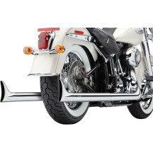 Bad Hombre Dual Exhaust System — 2-into-2 system, 2-1/2" muffler diameter