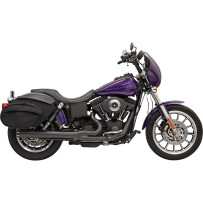 Road Rage 2:1 Exhaust System — 21" length, 4" muffler, Black