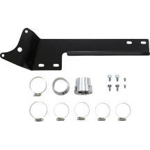 Dragster Exhaust System — 63.5 mm (2-1/2") muffler, 2-Into-2 system, Chrome