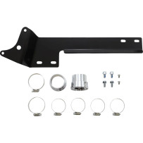 Dragster Exhaust System — 63.5 mm (2-1/2") muffler, 2-Into-2 system, Chrome