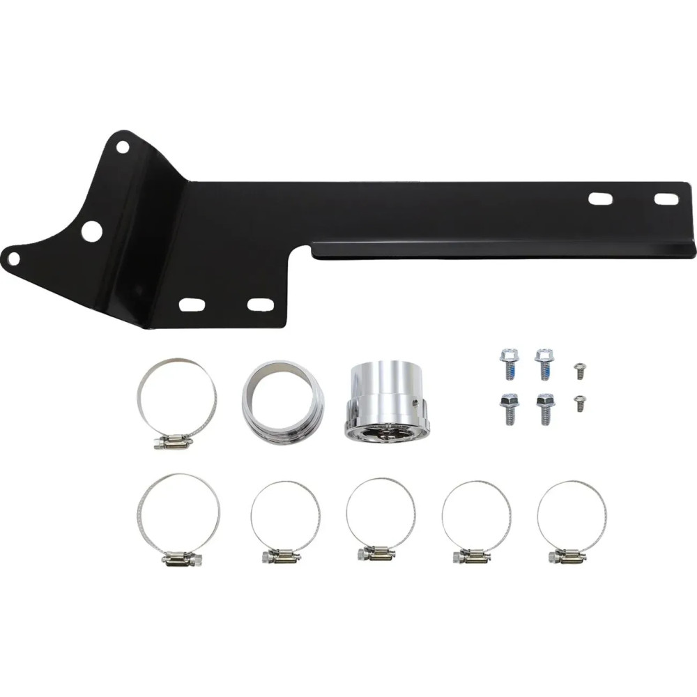 Dragster Exhaust System — 63.5 mm (2-1/2") muffler, 2-Into-2 system, Chrome