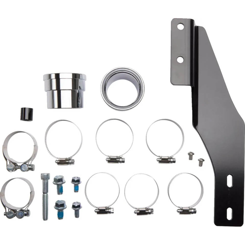 Speedster Long Exhaust System — 63.5 mm (2.5") muffler, 2-Into-2, Chrome