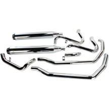 True-Dual Down Under System — 4" mufflers, Chrome