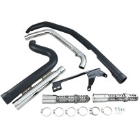 Speedster 909 Exhaust System — 2-into-2, 3.5 in, Black