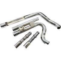 Sistema de escape Speedster 909 — 88.9 mm (3.5 in), 2-into-2, cromado
