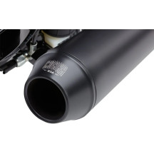El Diablo 2:1 Exhaust System — 10 cm (4") muffler, 2-into-1 system, black