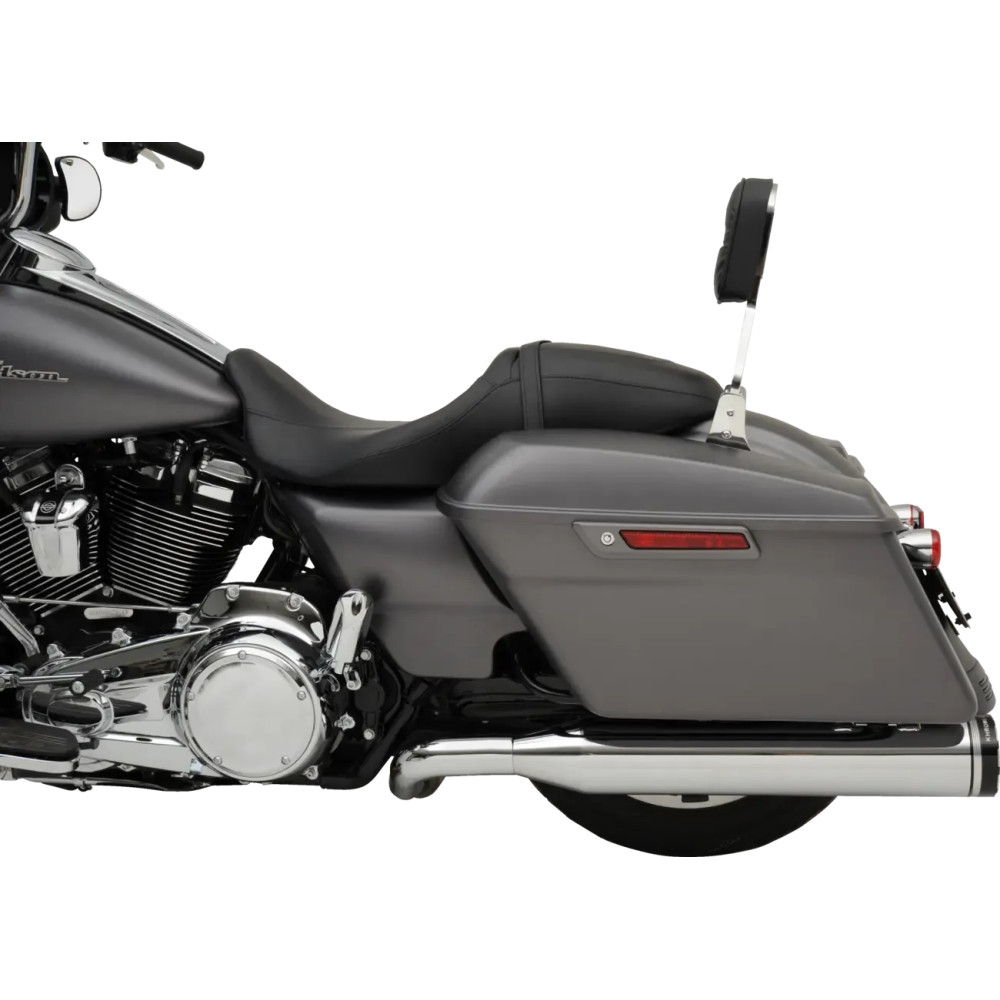 Sistema de escape 2-into-2 Dominator — silenciadores 4-1/2", acabado cromado