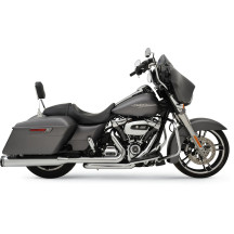 Sistema de escape 2-into-2 Dominator — silenciadores 4-1/2", acabado cromado