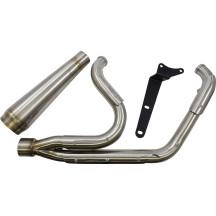 Assault 2:1 Exhaust System — 2-into-1, Stainless Steel