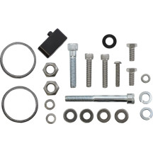 2-into-1 Assault Exhaust System — 2-Into-1 System, 18 mm O2 port, Stainless Steel