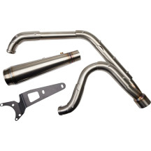 Assault 2:1 Exhaust System — 2-into-1 system, Raw