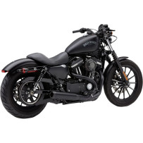 El Diablo 2:1 Exhaust System — 2-Into-1, 88.9 mm (3-1/2"), Black