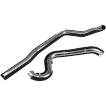 Tubos de escape True Dual — Negro, sistema 2-into-2