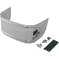 Front Fender Skirt — Chrome, Front