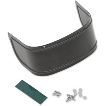 Falda del guardabarros delantero — negro satinado