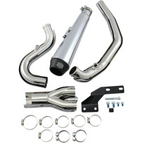 El Diablo 2:1 Exhaust System — 10 cm (4") muffler, Chrome