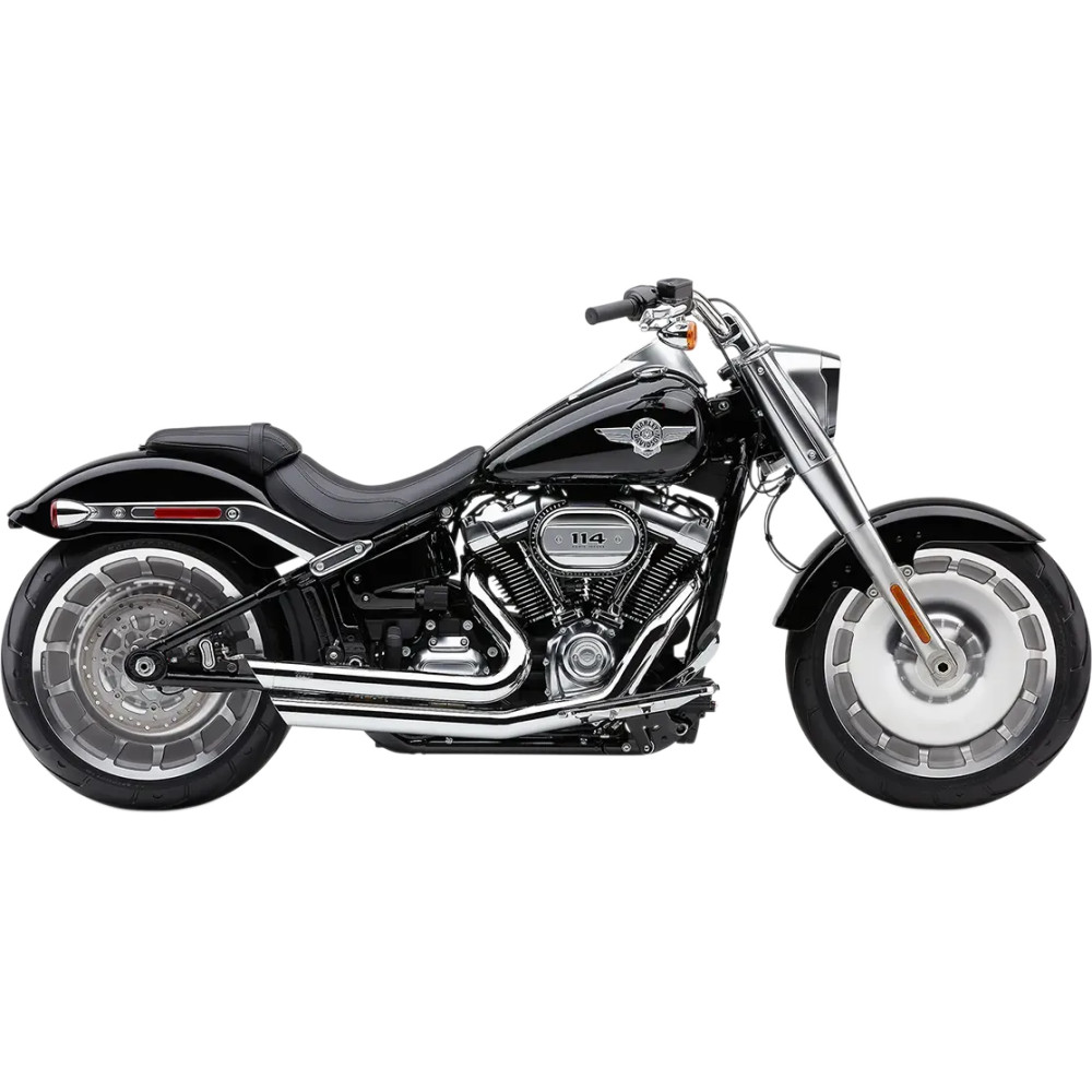 Speedster Slashdown Exhaust System — Chrome, 2-Into-2 system