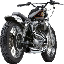 El Diablo 2:1 Sistema de escape — sistema 2 a 1, silenciador 10 cm (4), cromo