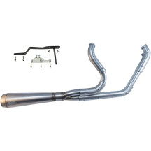 Assault 2:1 Exhaust System — 2-into-1, stainless steel