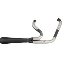 Assault 2:1 Exhaust System — 2-into-1 system, Black, fits forward and mid controls