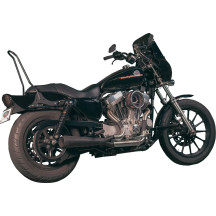 Assault 2:1 Exhaust System — 2-into-1 system, Black, fits forward and mid controls
