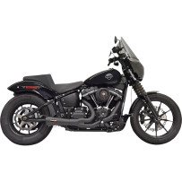 The Ripper Short Road Rage 2-into-1 Exhaust System — Black