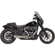 The Ripper Short Road Rage 2-into-1 Exhaust System — 2-into-1, stainless steel, 10" x 2.25" baffle