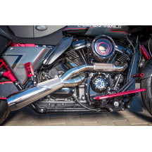 2-into-1 Big Sexy Exhaust System — 2-Into-1 System, Polished