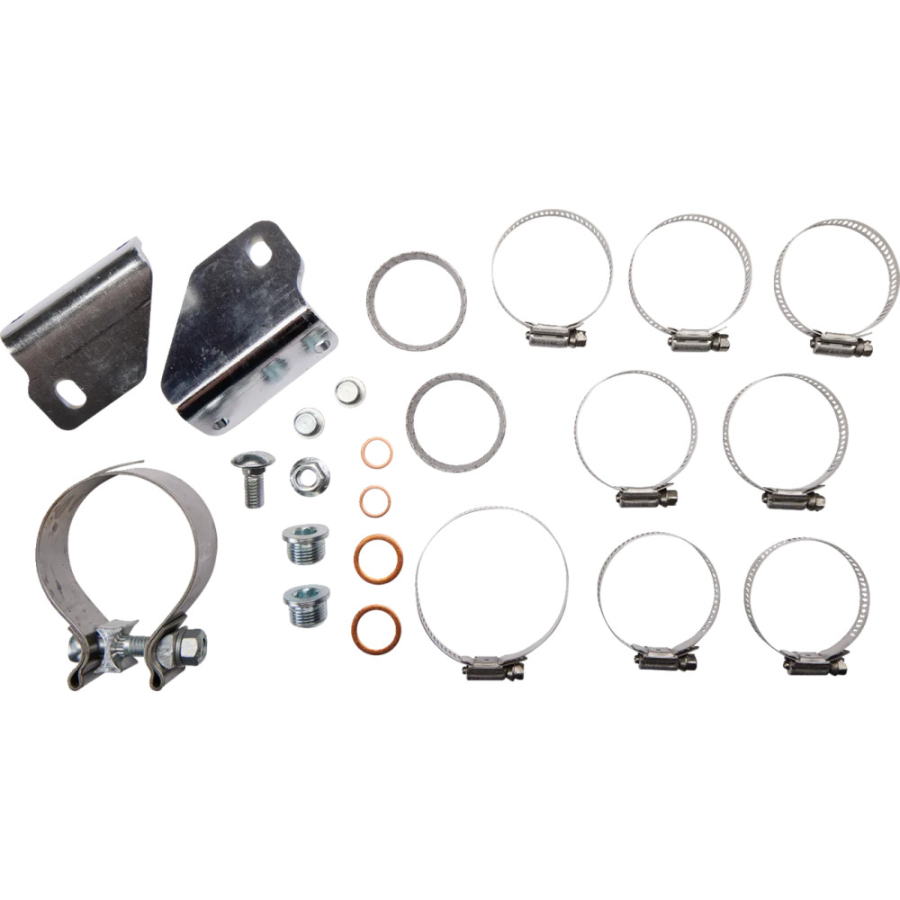 2-into-1 Outlaw Sistema de Escape — 1-3/4"–1-7/8" primarios, colector 2-1/2", Negro