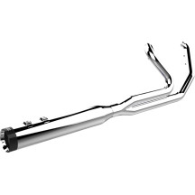 2-into-1 Outlaw Sistema de Escape — 1-3/4"–1-7/8" primarios, colector 2-1/2", Negro