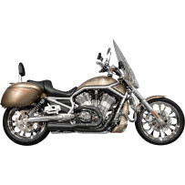 Assault 2:1 Exhaust System — 2-Into-1 system, Black