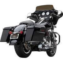 Turn Out 2-into-1 Exhaust System — 2-Into-1, 4" muffler, Chrome