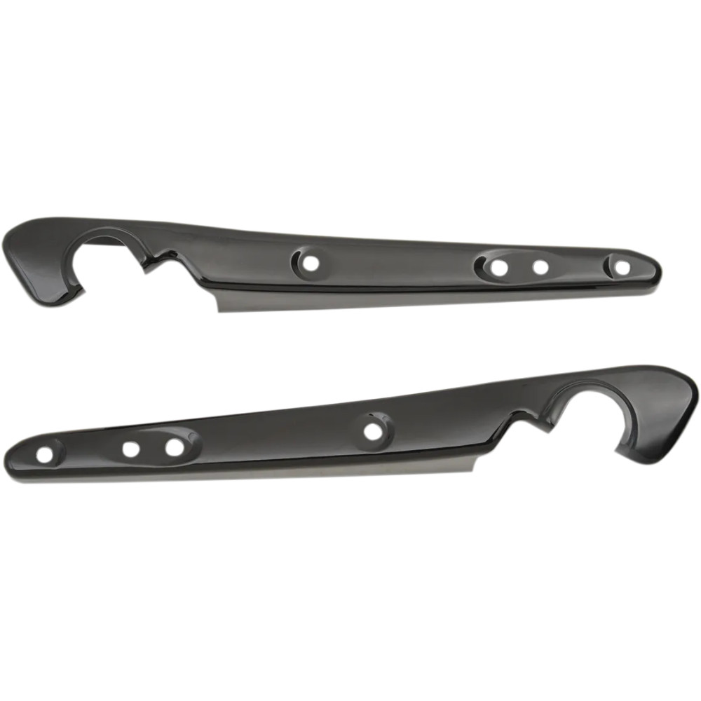 Rear Fender Strut — Black gloss, pair