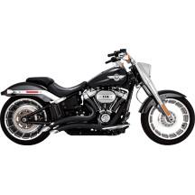 Big Radius Exhaust System — 2-into-2, Black